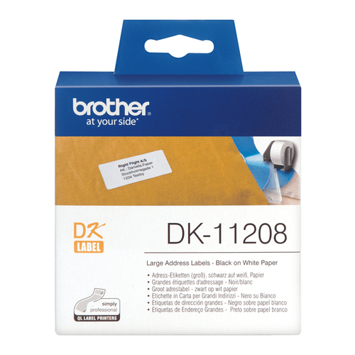 BROTHER DK11208 address labelroll — pilt 3