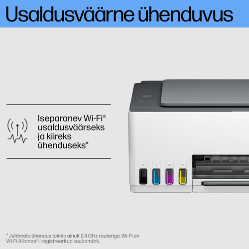 HP Smart Tank 580 AiO 12/5ppm Printer — pilt 6