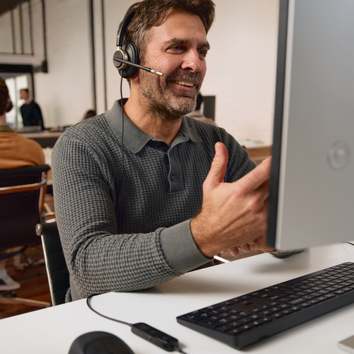 HP Poly Mission 825 USB Wired Headset — pilt 5
