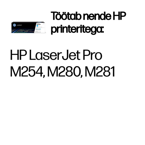 HP 203A Original Cyan LaserJet Toner — pilt 2