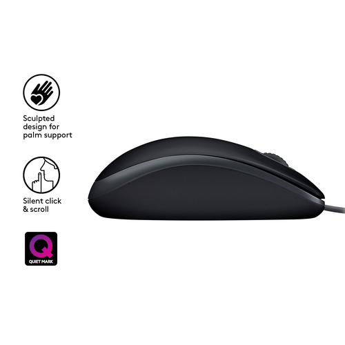 LOGI B110 Silent - BLACK - EMEA - OEM — pilt 5