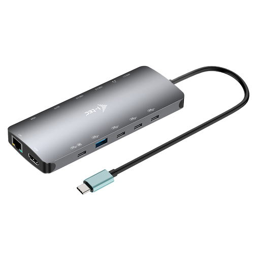 I-TEC USB-C Metal Nano Dock 3xDisplay+PD