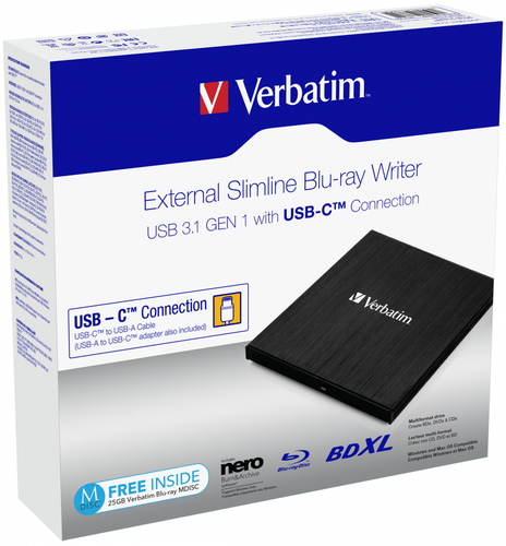 VERBATIM 43889 Verbatim External Slimlin — pilt 3