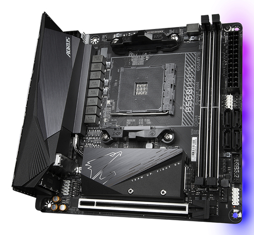GIGABYTE B550I AORUS PRO AX AM4 DDR4 — pilt 4