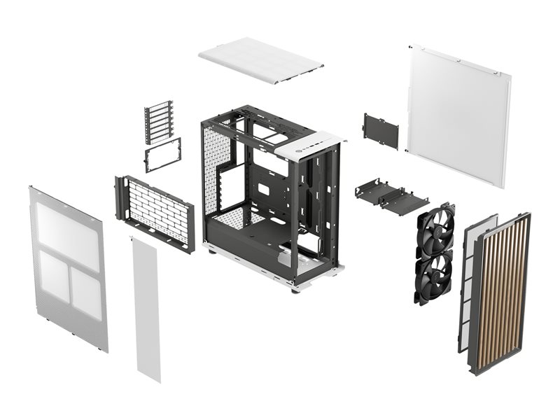 FRACTAL DESIGN North Chalk White Case — pilt 4
