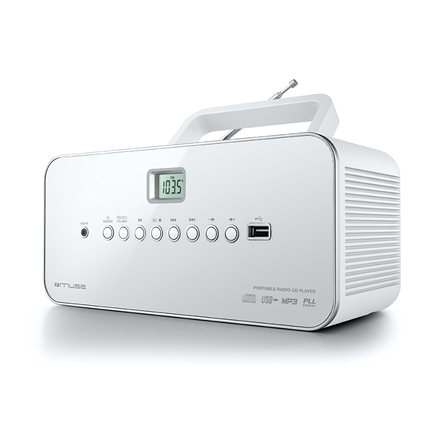 Muse Portable radio CD/MP3 Player with USB M-28RDW
