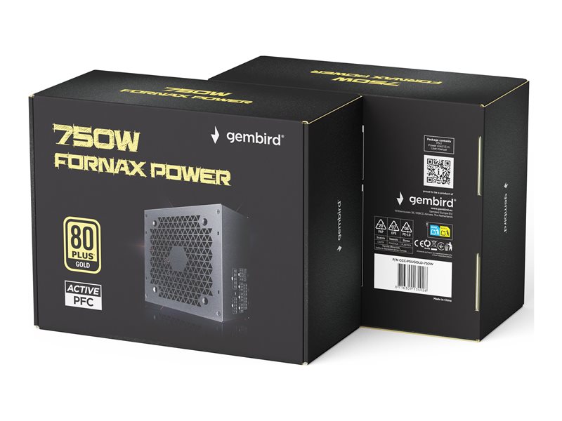 GEMBIRD Power supply unit 750W active PF — pilt 9
