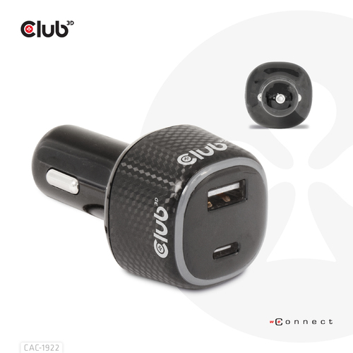 CLUB 3D Notebook Laptop Power Car Chrgr — pilt 8