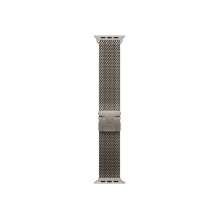 Apple | 49mm Natural Titanium Milanese Loop - Medium