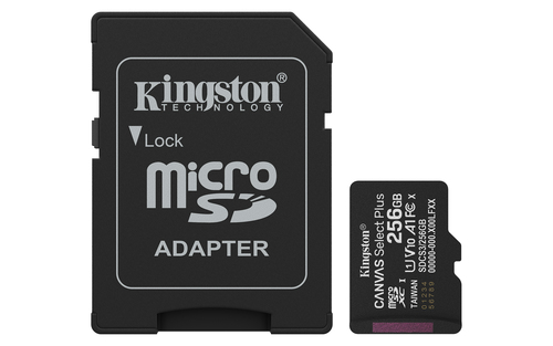 KINGSTON 256GB microSDXC Canvas Select