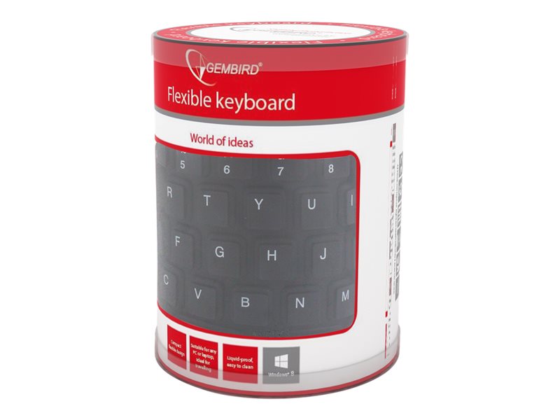 GEMBIRD KB-109F-B Flexible keyboard — pilt 2