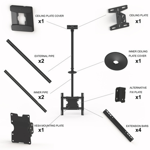 MB PUBLIC CEILINGMOUNT MEDIUM SINGLE TUV — pilt 13