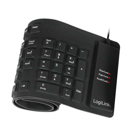 Logilink Flexible waterproof Keyboard USB + PS/2 ID0019A