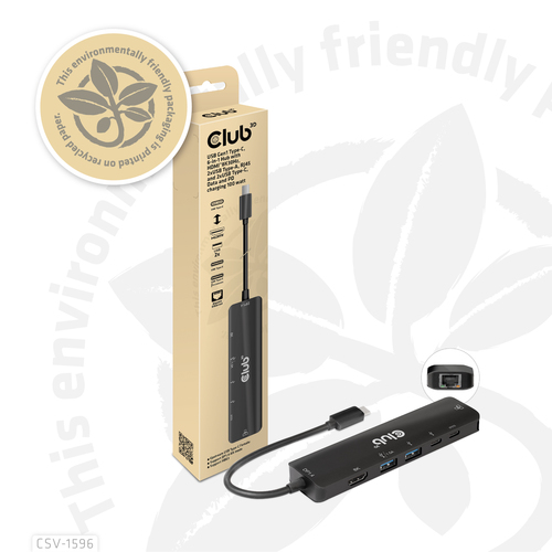 CLUB 3D USB GEN1 TYPE-C 6-IN-1 HUB — pilt 15