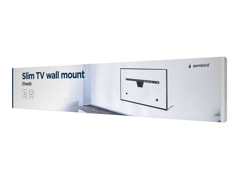 GEMBIRD Slim TV wall mount fixed 37-80i