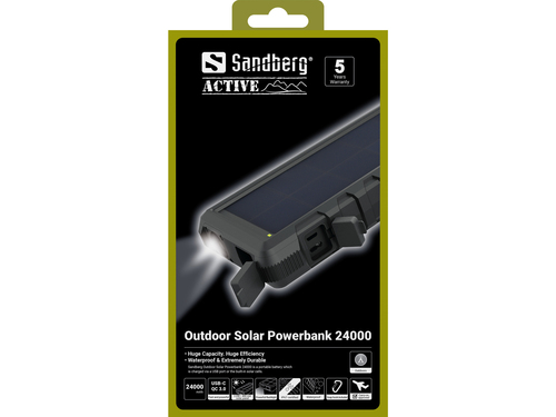 SANDBERG Outdoor Solar Powerbank 24000 — pilt 5