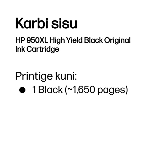 HP 950XL Black Officejet Ink Cartridge — pilt 3
