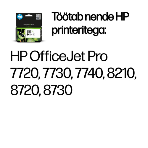 HP 953 XL Ink Cartridge Black — pilt 2