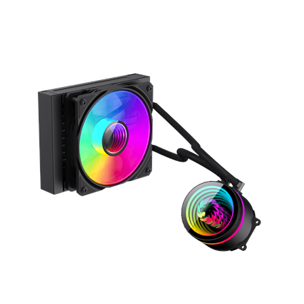 Gamemax Gamemax CPU Liquid Cooler ICEBURG 120 BK