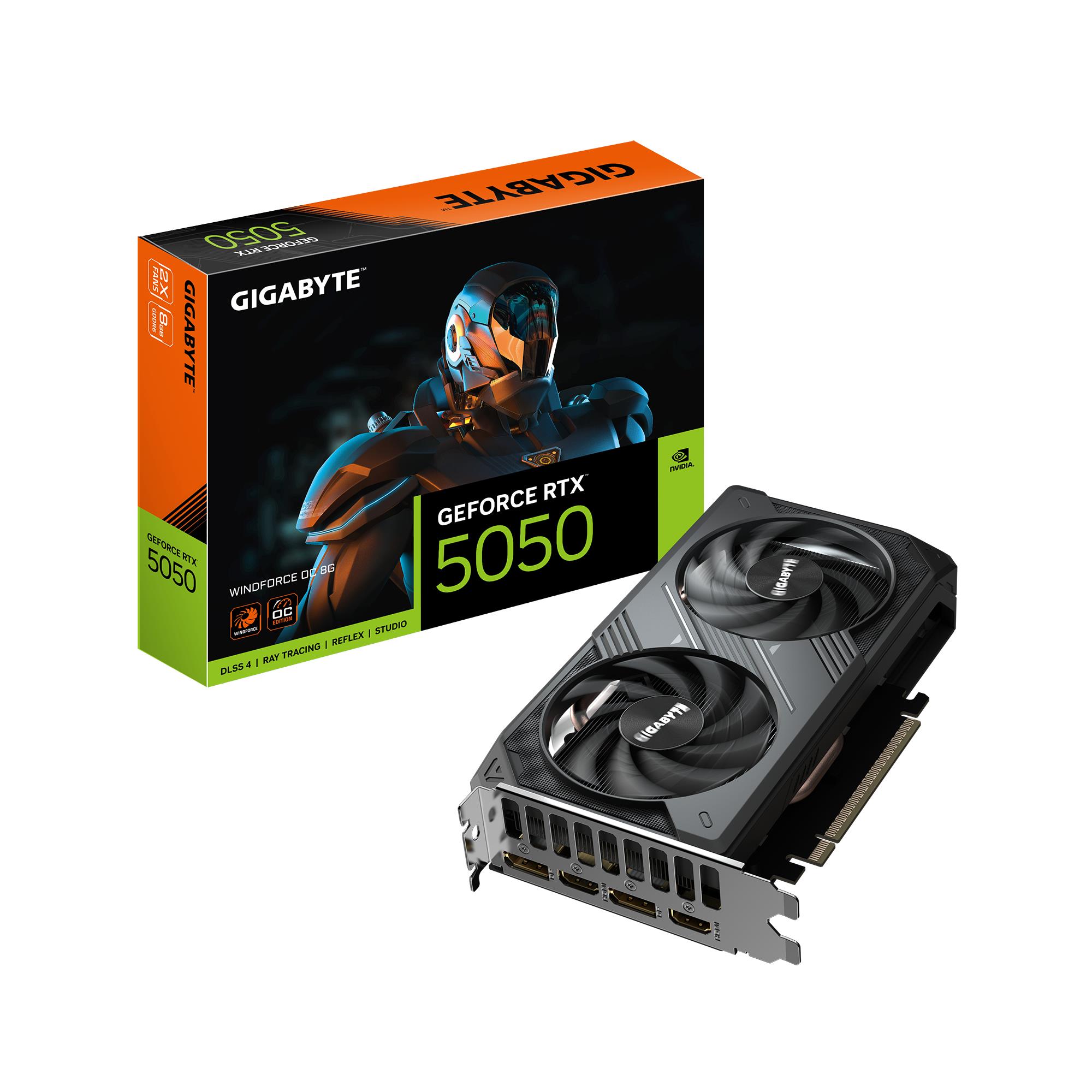GIGABYTE Graphics Card GV-N5050WF2OC-8GD 1.0