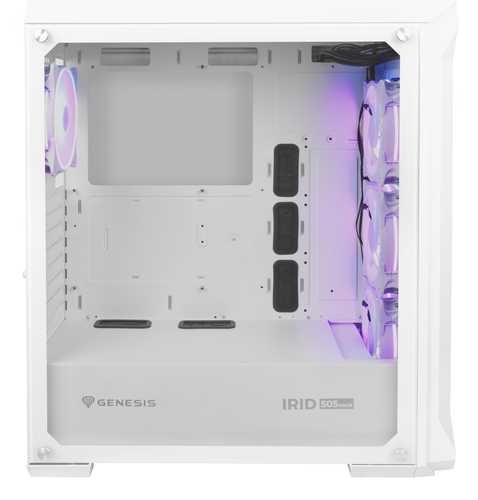 NATEC GENESIS PC case Irid 505 ARGB Wh — pilt 5