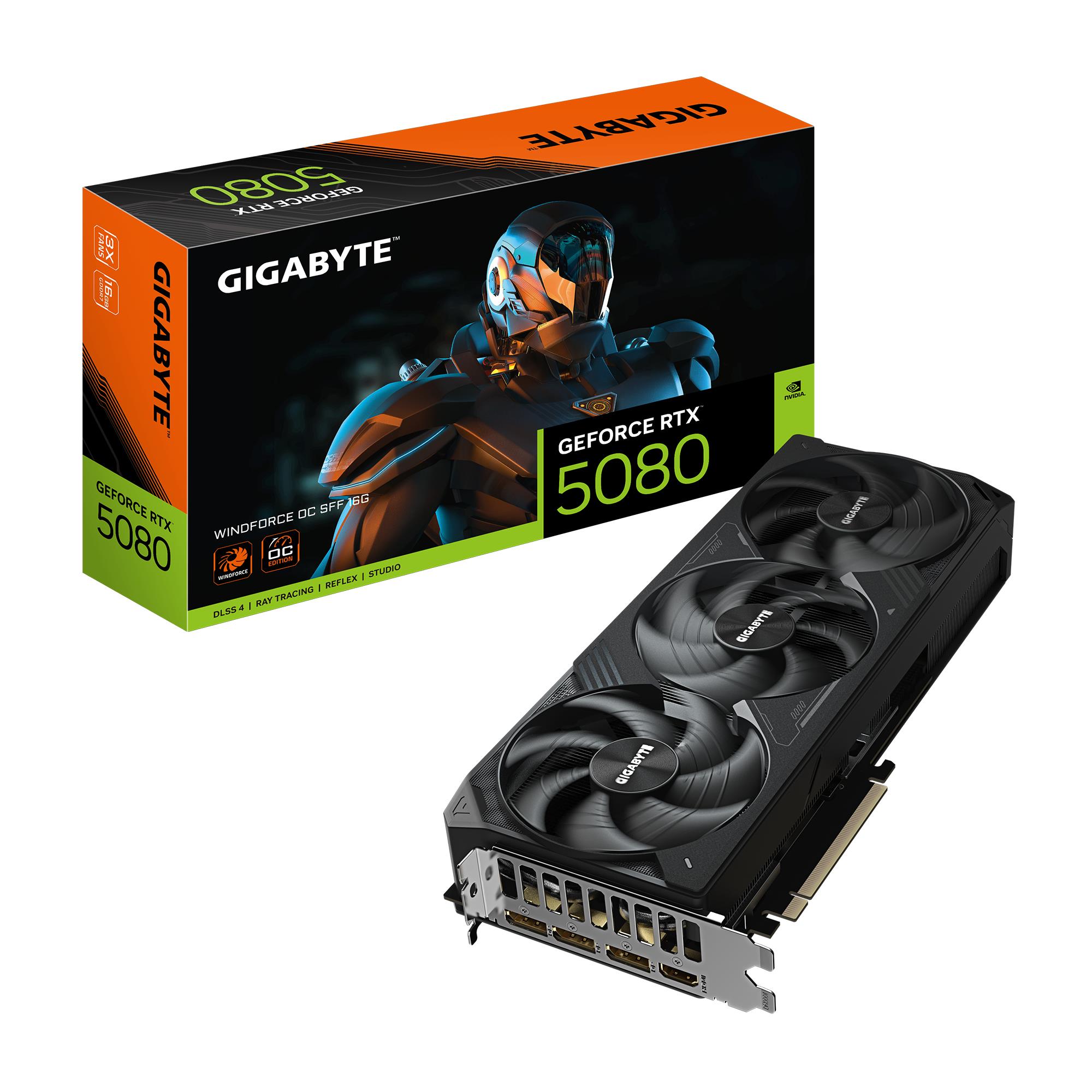 GIGABYTE Graphics Card GV-N5080WF3OC-16GD 1.0