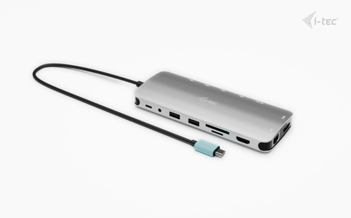 I-TEC USB-C Metal Nano Dock 3xDisplay+PD — pilt 2