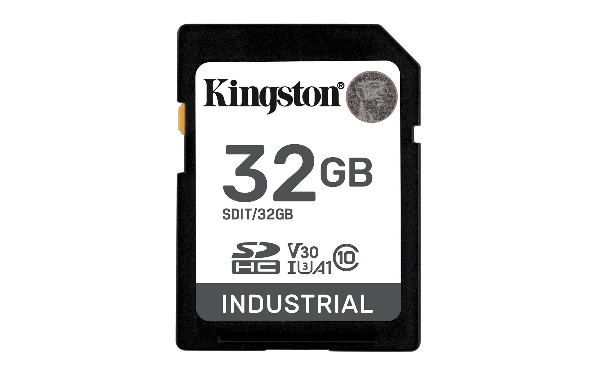 KINGSTON 32GB SDHC Industrial C10 UHS-I