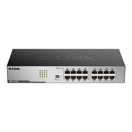 D-Link 16-Port Gigabit Unmanaged Desktop Switch DGS-1016D/E