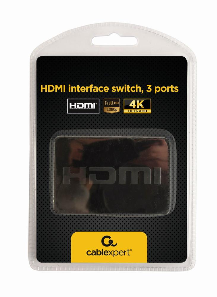 I/O SWITCH HDMI 3P/DSW-HDMI-34 GEMBIRD