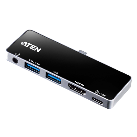 Aten Aten UH3238 USB-C Travel Dock with Power Pass-Through UH3238-AT