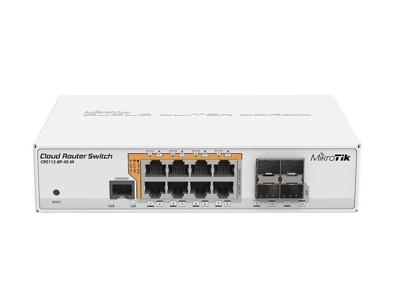 MIKROTIK CRS112-8P-4S-IN Switch 8x RJ45