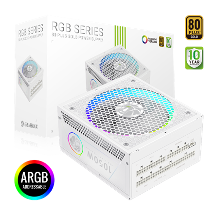 Gamemax Gamemax PSU RGB 1050G WH