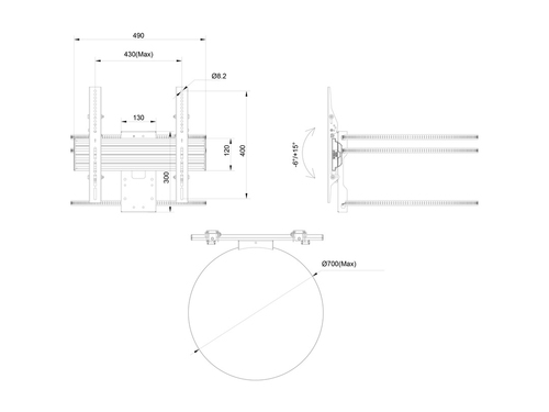MB Pro Series Wallmount Column — pilt 12