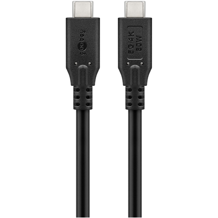 Goobay USB-C Cable, 1 m, Black | USB-C to USB-C