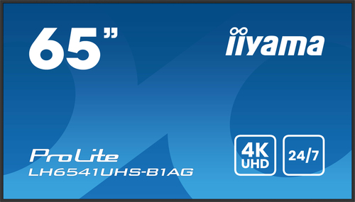 IIYAMA LH6541UHS-B1AG 65inch 4K UHD IPS — pilt 2