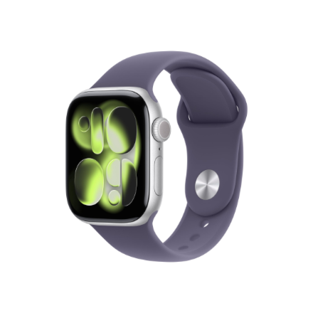Apple Watch Series 11 GPS + Cellular 42mm Space Grey Aluminium Case with Black Sport Band - S/M | Apple
