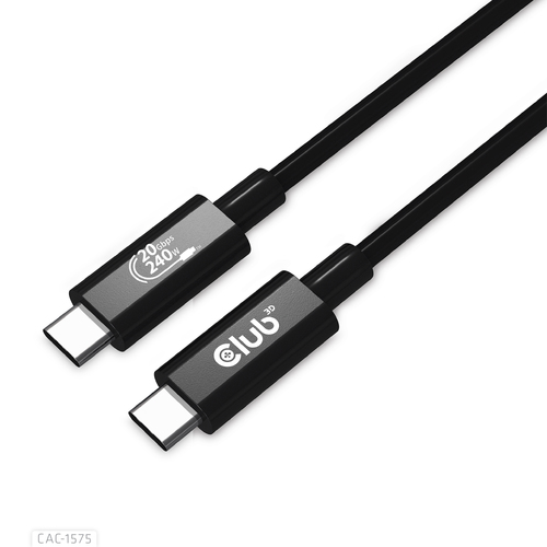 CABLE USB-C TO USB-C 2M/M/M CAC-1575 CLUB3D — pilt 2