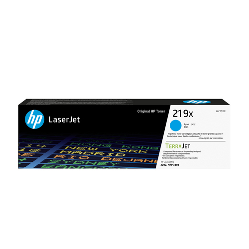 HP 219X HY Cyan Org LJ Toner Cartridge
