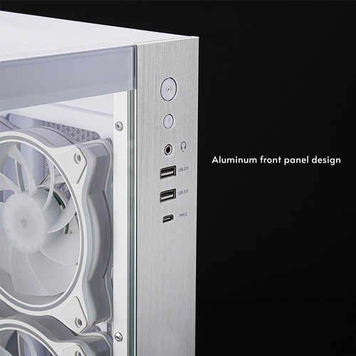 CHIEFTEC VISIO WHITE dual-chamber TG ATX — pilt 10
