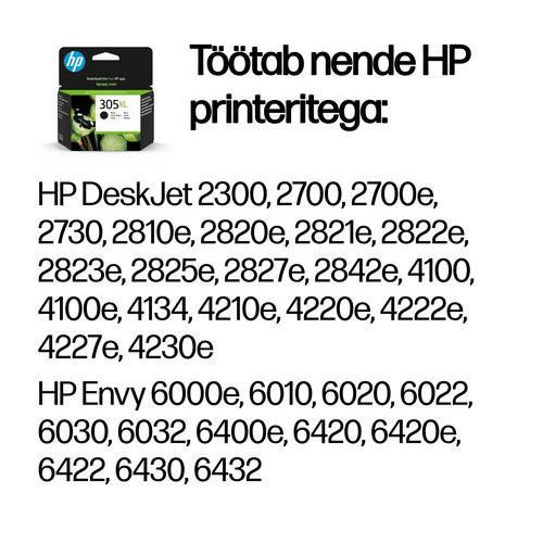 HP 305XL High Yield Black Original Ink C — pilt 2