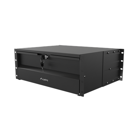 Lanberg 19" Drawer 4U/483x360 mm max load capacity up to 90 kg  4 point assembly, Black | Lanberg