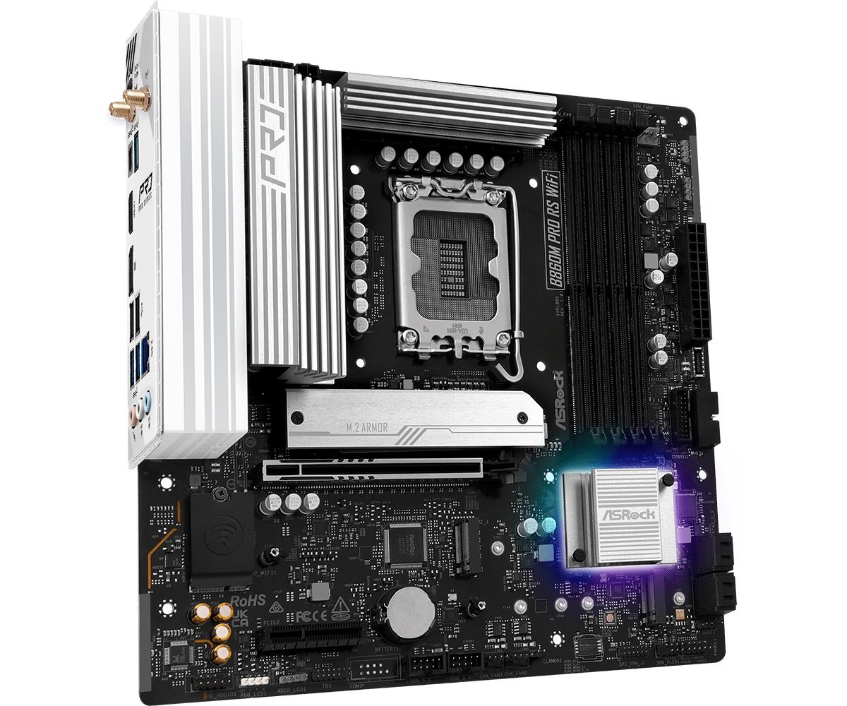 MB B860 S1851 MATX/B860M PRO RS WIFI ASROCK — pilt 4