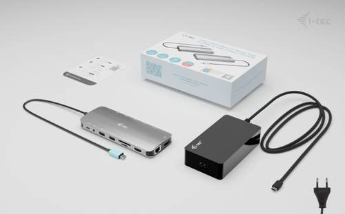 I-TEC USB-C Metal Nano Dock 3xDisplay+PD — pilt 6