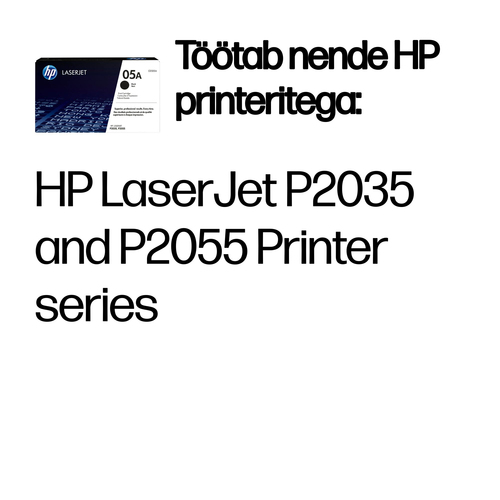 HP Toner CE505A schwarz HV — pilt 2