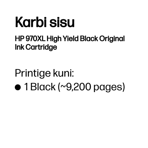 HP 970XL Ink Black — pilt 3