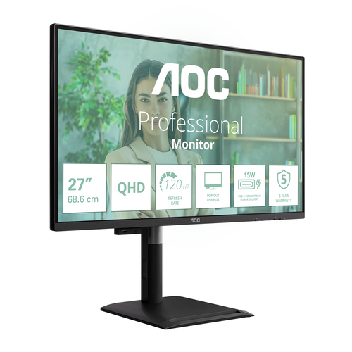 AOC Q27P4U 27inch QHD IPS 120Hz 16:9 — pilt 3