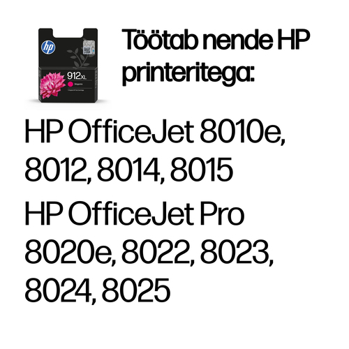 HP 912XL High Yield Magenta Ink — pilt 2