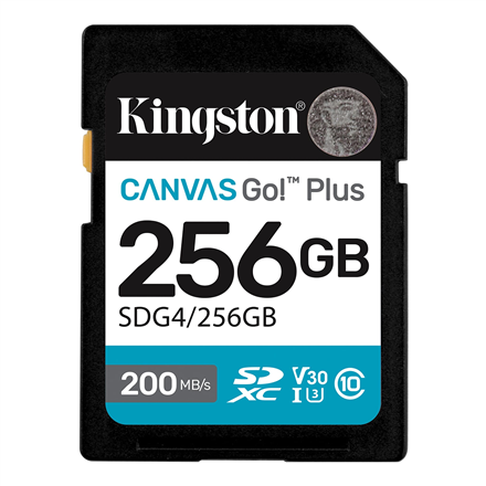 KINGSTON 256GB SDXC Canvas Go Plus Gen4