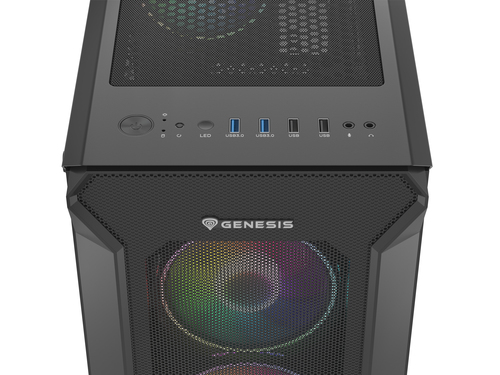 NATEC Genesis PC case Irid 505 — pilt 6